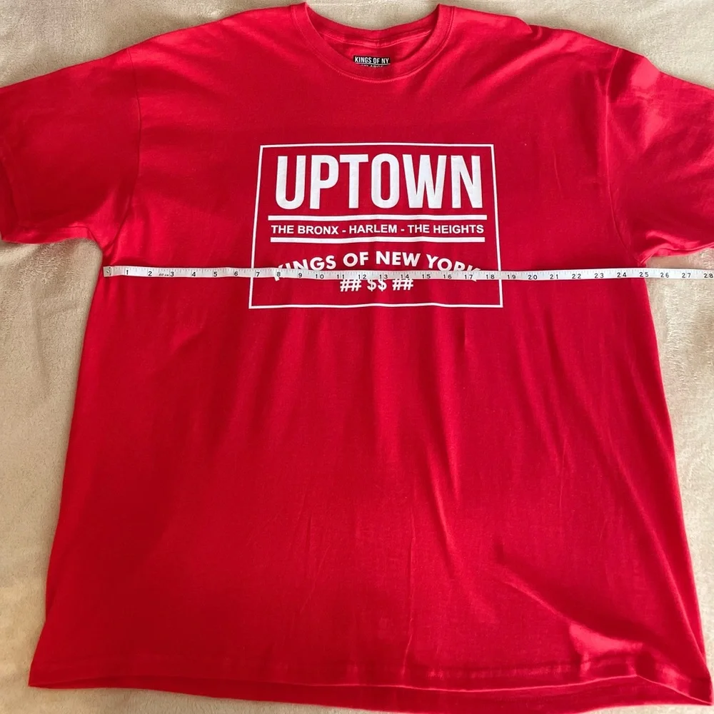 Kings of New York Red Graphic T-Shirt - Size 2XL - Picture 7 of 9